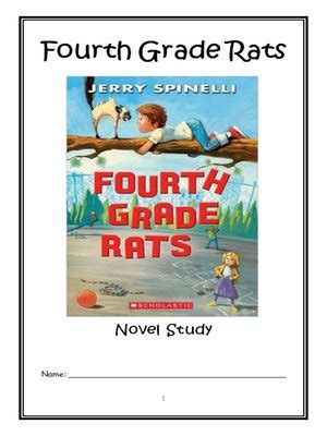 Fourth Grade Rats (Jerry Spinelli) Novel Study / Reading Comprehension ...