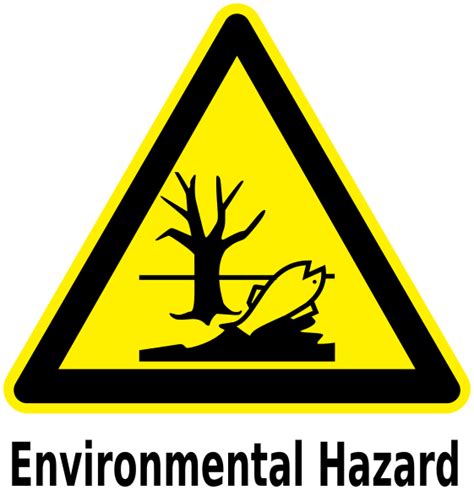 environmental hazard label