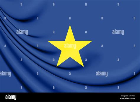 Republic of Texas (1836-1839) Flag. 3D Illustration Stock Photo - Alamy