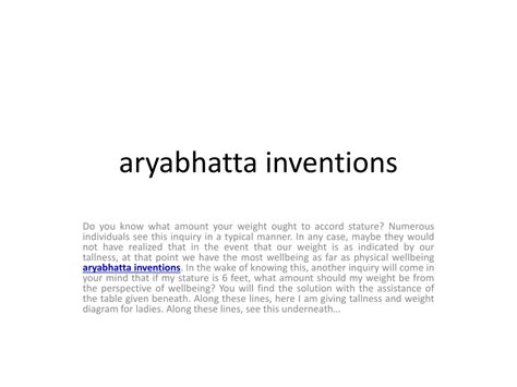 PPT - aryabhatta inventions PowerPoint Presentation, free download - ID:8870189