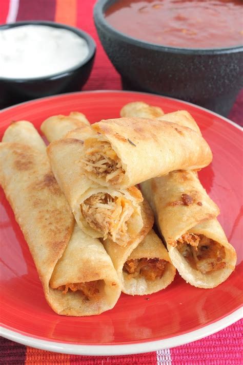 Chicken And Cheese Taquitos Recipe - Lady and the Blog