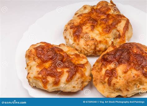 Baked Flat Bread with Cheese Stock Photo - Image of green, gourmet: 67209240