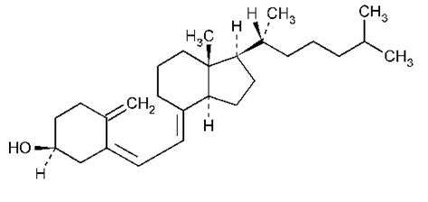 Cholecalciferol, chemical structure, molecular formula, Reference Standards