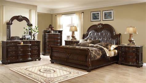 5 Piece Cherry Wood Bedroom Set | Noconexpress