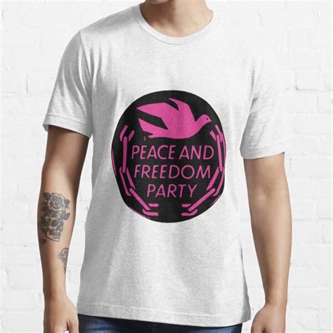 "Peace and Freedom Party-3" T-shirt for Sale by truthtopower ...