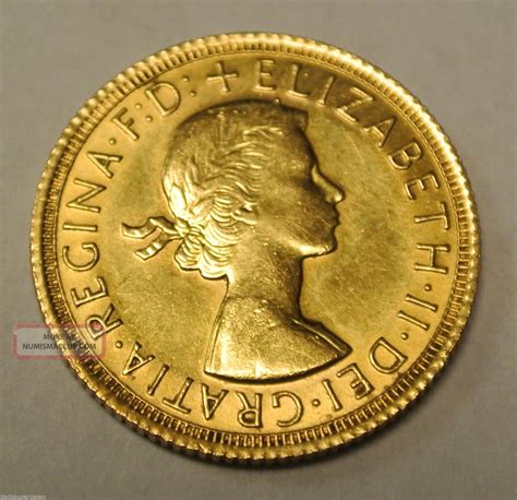 1967 Elizabeth Ii Full Sovereign Gold Coin