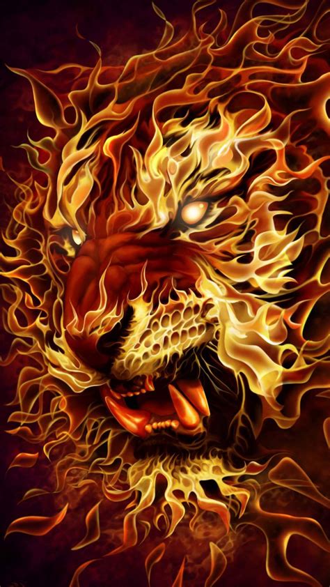 Top 84+ angry fire tiger wallpaper super hot - in.coedo.com.vn