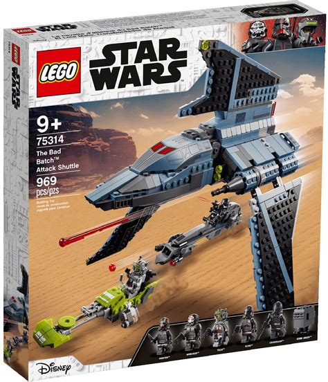 LEGO Star Wars The Bad Batch Attack Shuttle (75314) Now Up