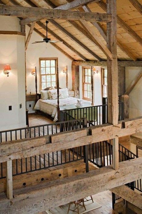 Pin by Erin Wilkes Kreutzer on Bedrooms | Barn bedrooms, Barn living, Cabin loft