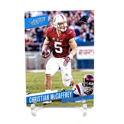 2017 Panini Prestige Christian McCaffrey Rookie Card Carolina Panthers – The Clubhouse