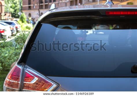 Back Window Car Parked On Street Stock Photo 1146926189 | Shutterstock