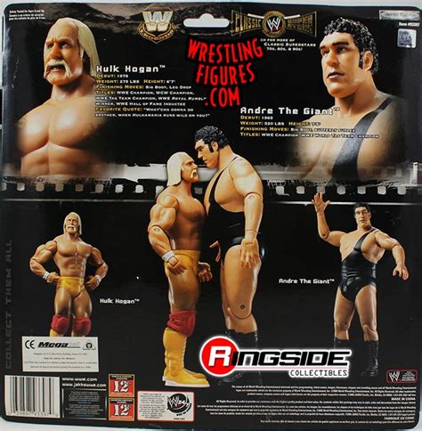 Andre The Giant vs Hulk Hogan WWE Wrestling Action Figures Toys - town-green.com