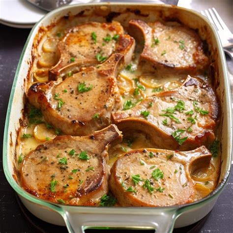 Every time I make this dish, guests ask for the recipe | Pork chop recipes baked, Pork recipes ...