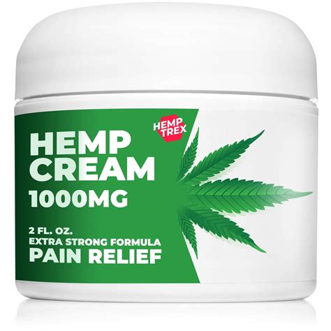 Hemp Cream for Pain Relief with 1000 milligram Oil - Arthritis,... | eBay