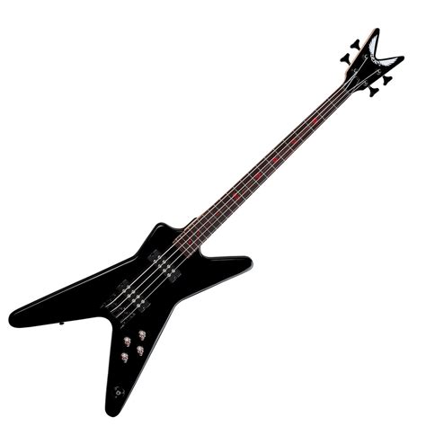 DISC Dean ML Metalman Active EQ Bass Guitar, Classic Black at Gear4music