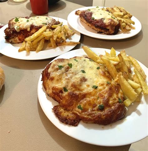 [Homemade] Chicken Parmi : food