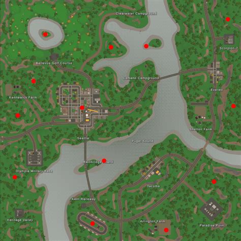 Unturned Washington Airdrop Locations and Loot Map - Increase Gaming