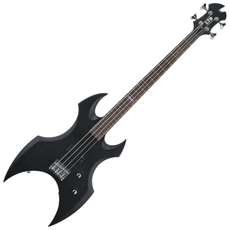 DISC ESP LTD AX-54 Electric Bass Guitar, Black Satin at Gear4music