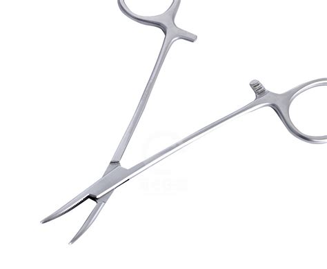 5.5“ Stainless Steel Curved Kelly Forceps