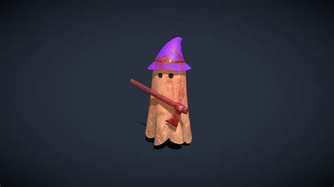 Cute Little Ghost game character (Animated) - Buy Royalty Free 3D model ...