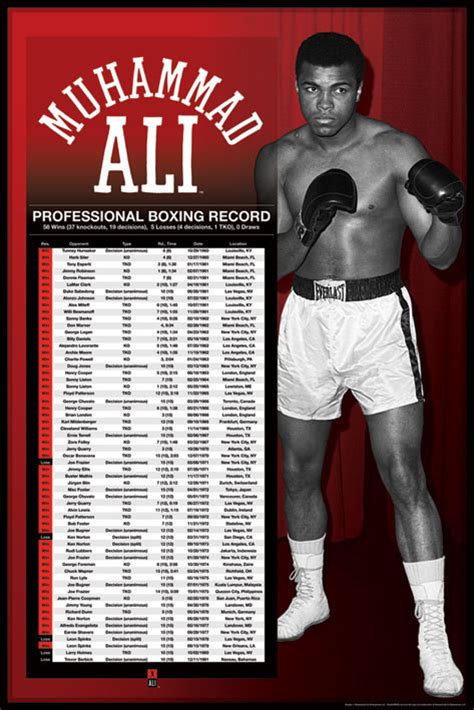 Muhammad Ali - professional boxing Poster | Sold at Europosters