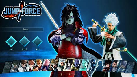 Jump Force - ALL NEW DLC Pack 3 Characters Moveset & Ultimates Gameplay - Madara & Toshiro ...