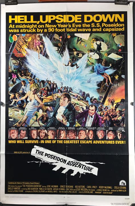 THE POSEIDON ADVENTURE, Original Vintage Disaster Movie Poster - Original Vintage Movie Posters