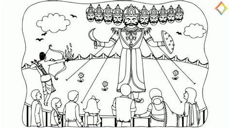 17 Dussehra Coloring Pages - Printable Coloring Pages