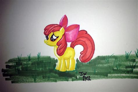 Apple Bloom sad 2 by MadisonHRW on DeviantArt