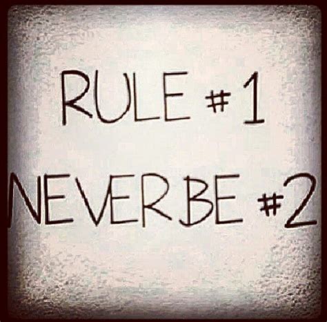 you should NEVER be second best to ANYONE | Never be second best, Being second best, Words