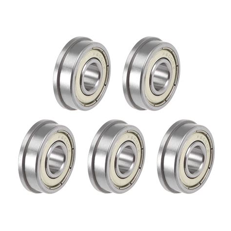 F6000ZZ Flange Ball Bearing, 10x26x8mm Shielded Chrome Bearings 5pcs - Walmart.com - Walmart.com