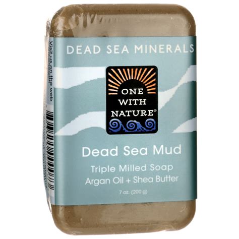 One With Nature Dead Sea Minerals Triple Milled Bar Soap - Dead Sea Mud ...