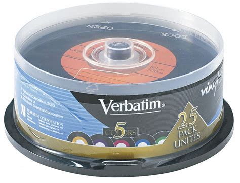 VERBATIM CD-R Disc, 700 MB Capacity, 52x Speed - 14F820|VER94488 - Grainger