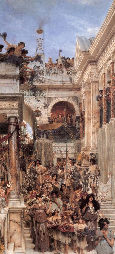 Sir Lawrence Alma-Tadema - Spring (1894) : r/museum