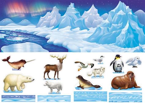 Polar Animal Habitat Diorama | Polar animals, Animal habitats, Arctic ...