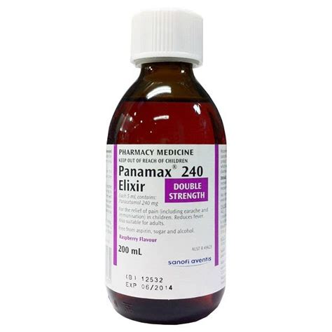 Panamax Elixir Double Strength 200ml - Buy Online in Australia - Pharmacy Online