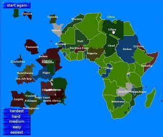 Bill Kerr: africa map game