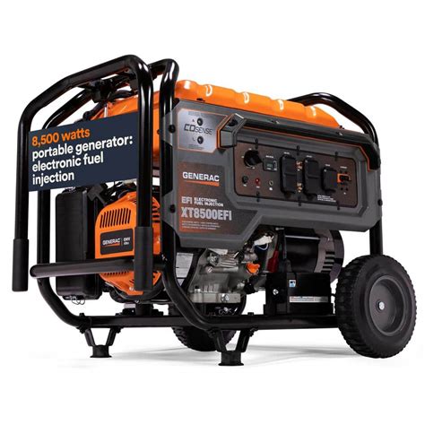 Generac 10000 / 8500-Watt Gasoline Powered Portable Generator with ...