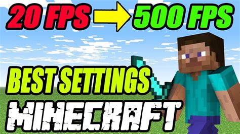 Minecraft How To Improve FPS (FPS BOOST NO LAG) Performance Tutorial ...