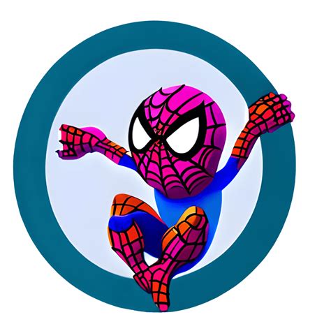 Cartoon Spider Man Emoji · Creative Fabrica