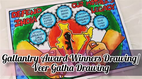 Veer Gatha Project Drawing / Gallantry Award Winners Drawing / Veer ...