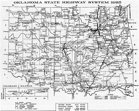 Detailed Oklahoma Road Map