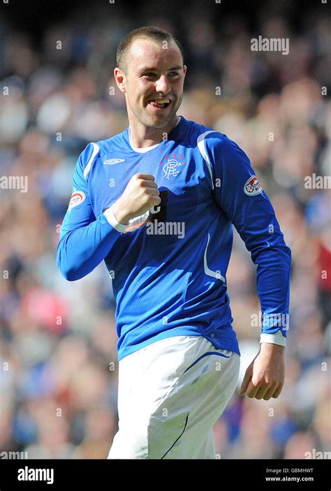 Rangers' Kris Boyd celebrates after scoring rangers second goal during ...