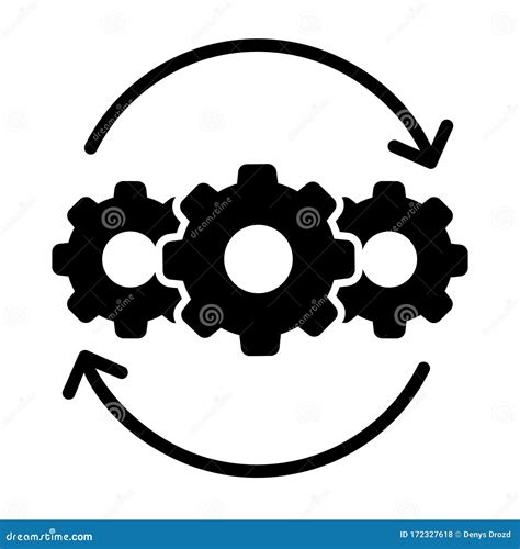 Operations Vector Icon. Process Illustration Sign. Support Symbol. Settings Logo Stock Vector ...