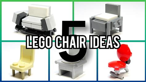 5 Lego Chair Ideas | MOC Tutorial - YouTube