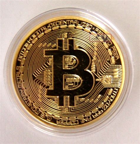 . 999 Fine Gold Bitcoin Commemorative Round Collectors Coin - Bit Coin Is Gold Pl