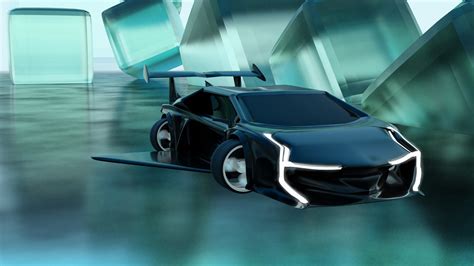 ArtStation - Sci-fi Flying Car