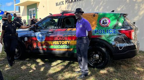 Miami PD unveil Black History Month-inspired vehicle wrap