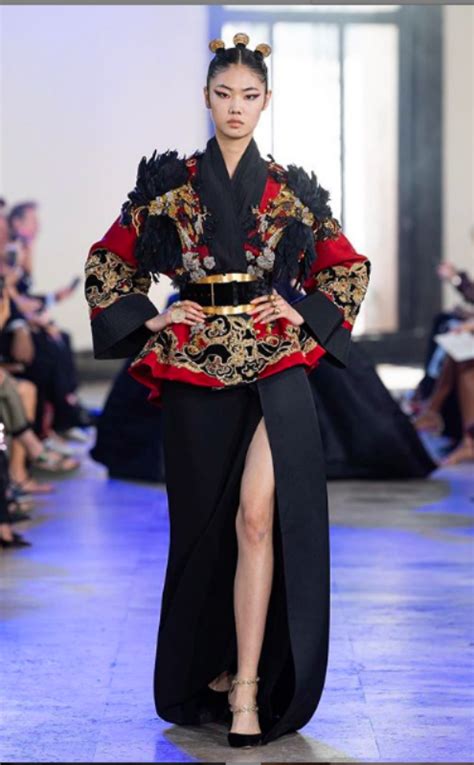 Elie Saab Draws on East Asian Style at Paris Couture Week AW19 - A&E Magazine