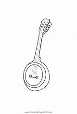 Cumbus Mandolin Coloring Page For Kids  Free Printable sketch template
